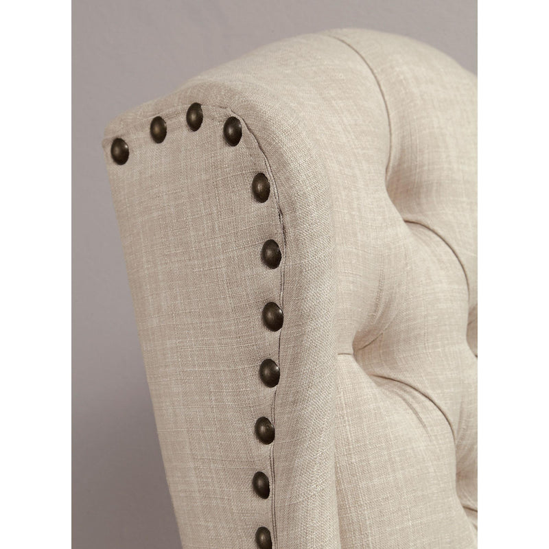 Sillón orejero, beige (2/caja)