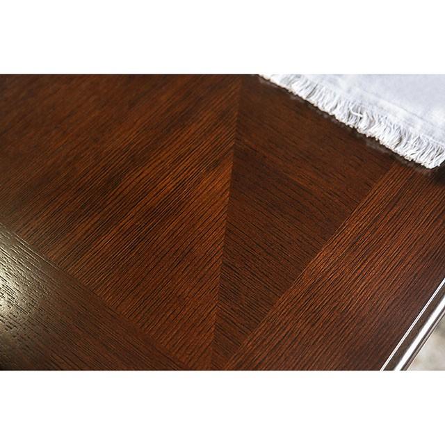 Mesa de comedor Townsville de nogal oscuro de 60"