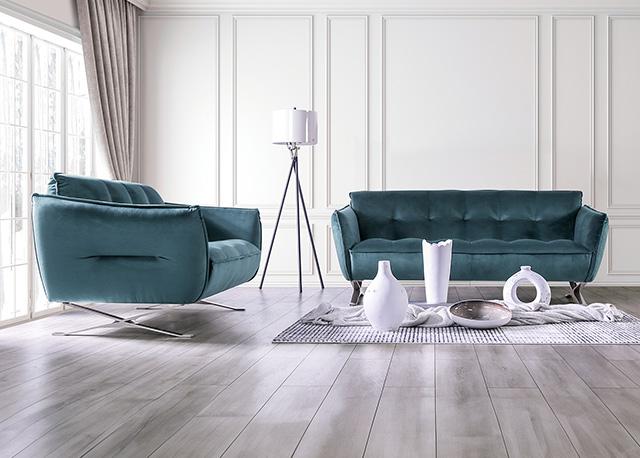Silla Civellutino Azul Verdoso