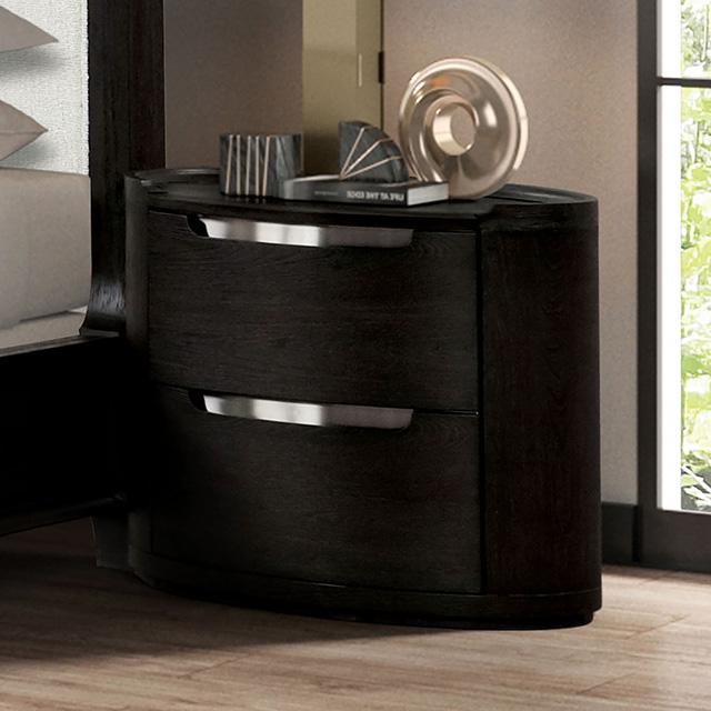 Osterley Nightstand أسود