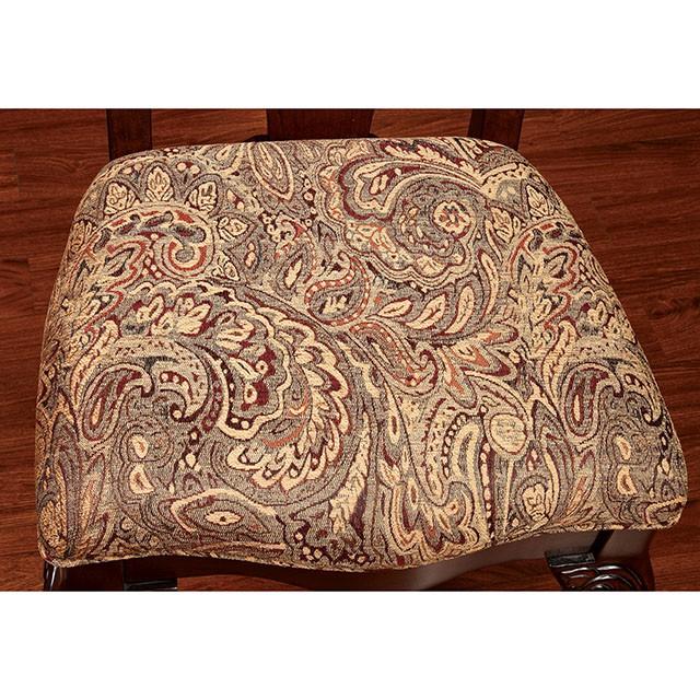 Mesa de comedor ELANA de cerezo marrón con extensión de mariposa de 18 pulgadas