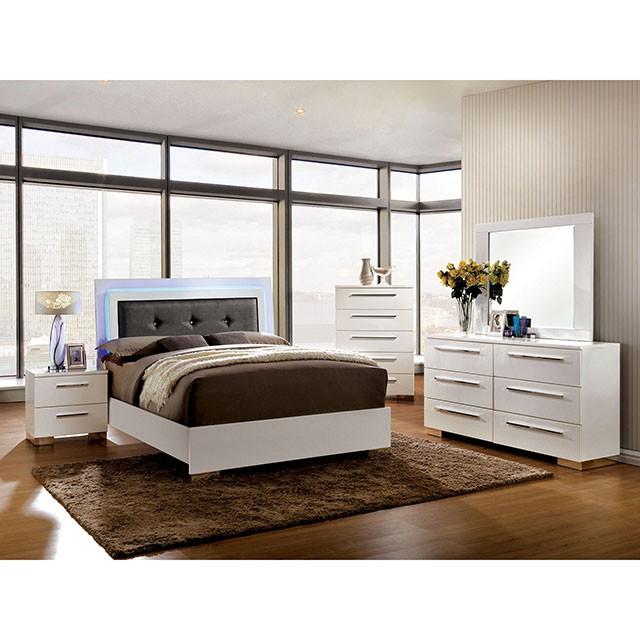 Juego de dormitorio Clementine Queen de 4 piezas