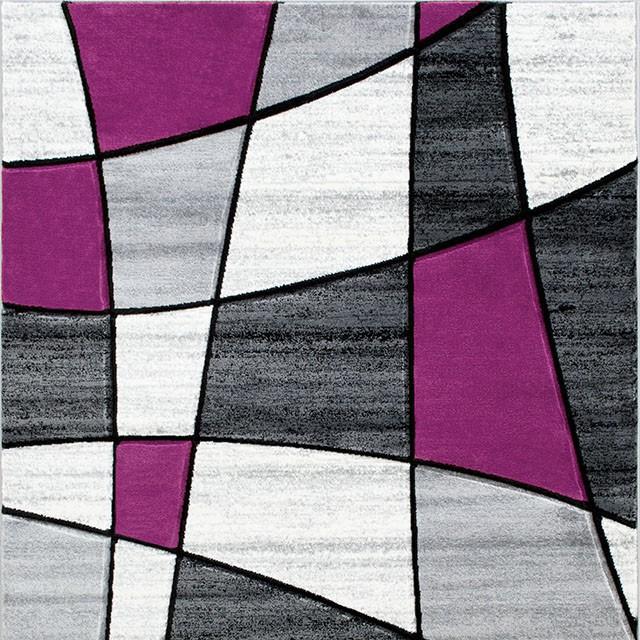 سجادة نيكسار رمادية/أرجوانية بمقاس 5' × 7'