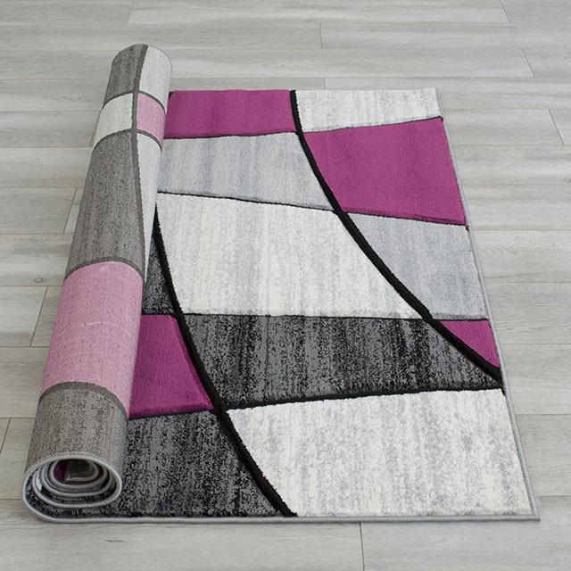 سجادة نيكسار رمادية/أرجوانية بمقاس 5' × 7'