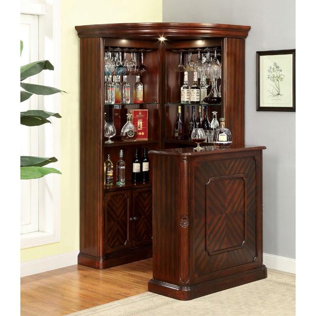 VOLTAIRE Mueble Expositor Cerezo Oscuro