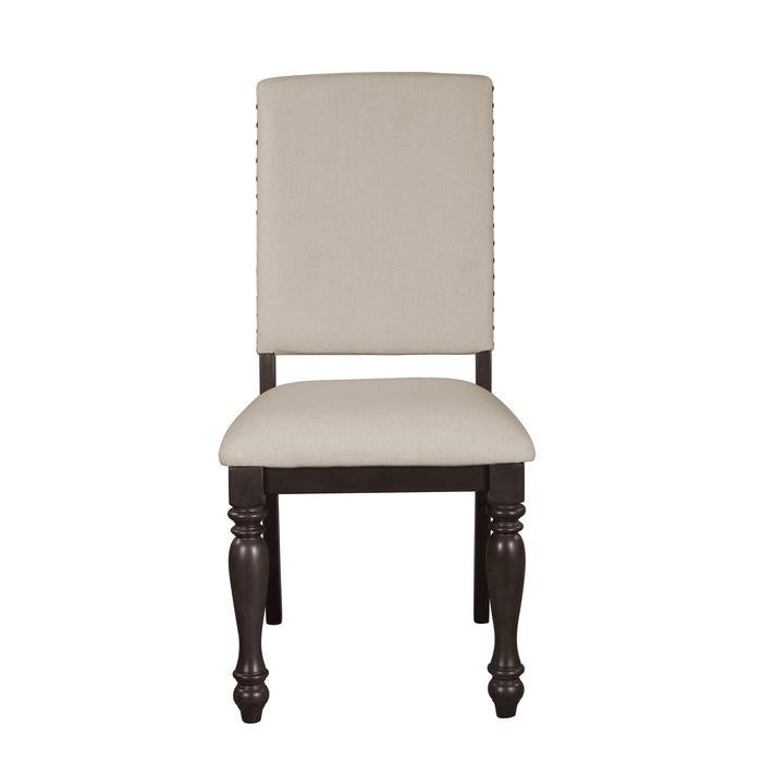 Silla auxiliar Begonia en gris (juego de 2)