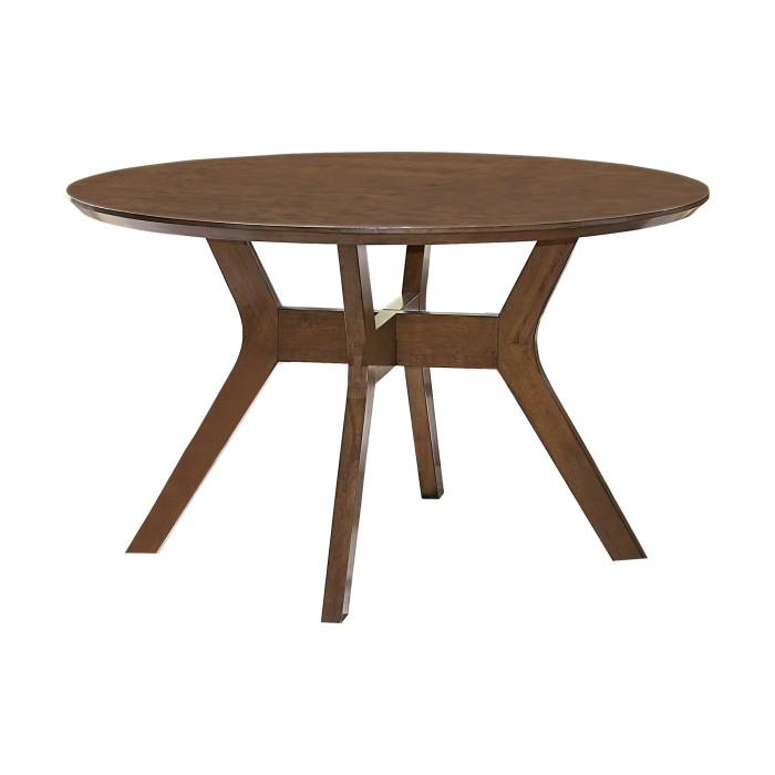 Mesa de comedor redonda Edam de roble claro 5492-52