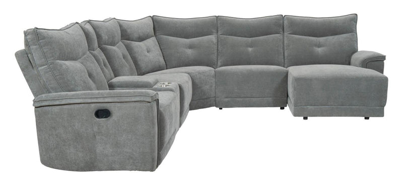 Sillón sin reposabrazos Tesoro en gris oscuro 9509DG-AC