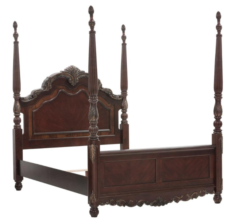 Cama Queen Deryn Park de cerezo 2243-1