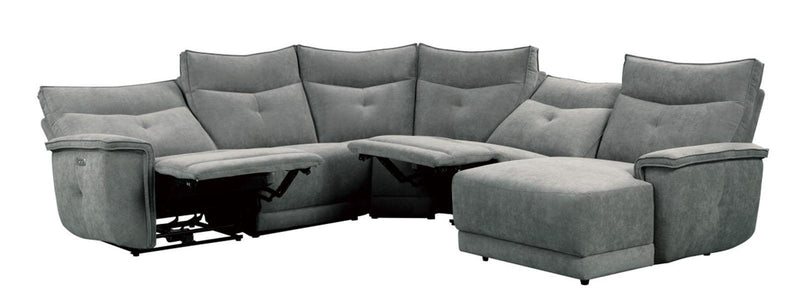 Sillón sin reposabrazos Tesoro en gris oscuro 9509DG-AC