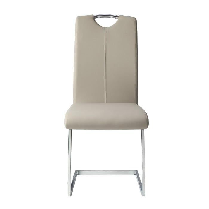 Silla Glissand con patas de cromo (juego de 2)