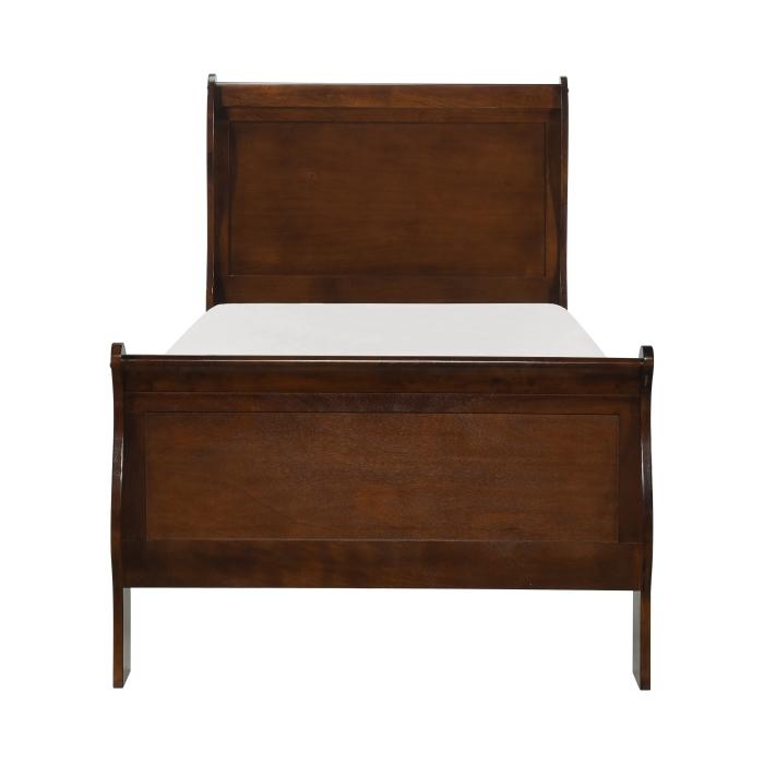 Mayville Twin Sleigh en Cerezo Marrón 2147T-1