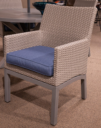 Sillón de exterior Half Moon con cojín (juego de 2)
