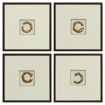 Dallbourne Arte de Pared (Juego de 4)