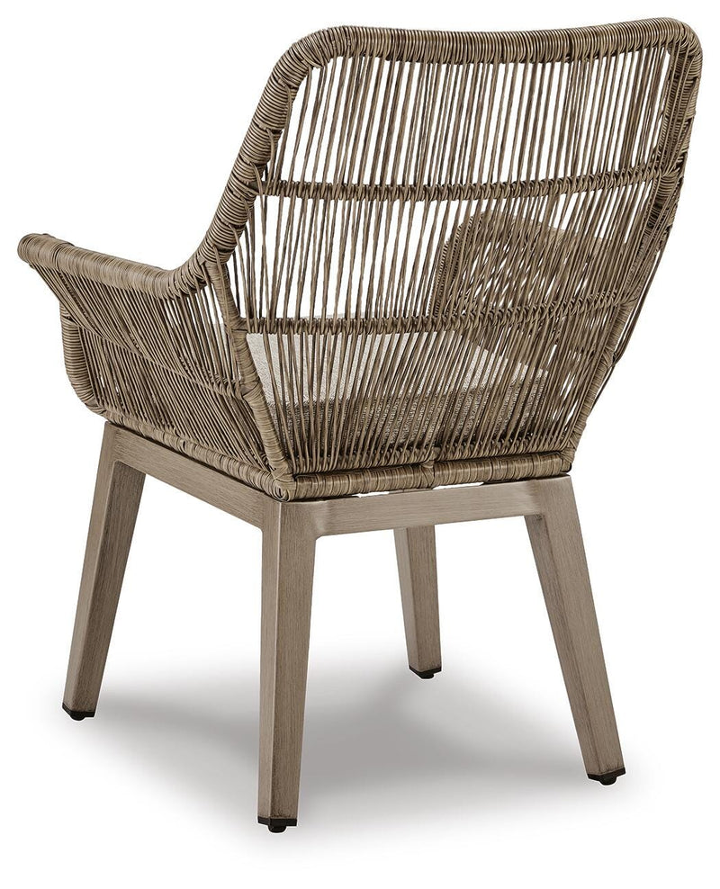 Sillón de playa con cojín (juego de 2)