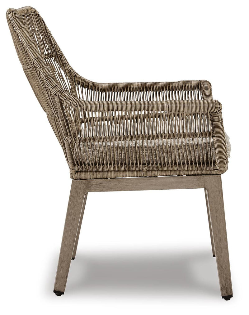 Sillón de playa con cojín (juego de 2)