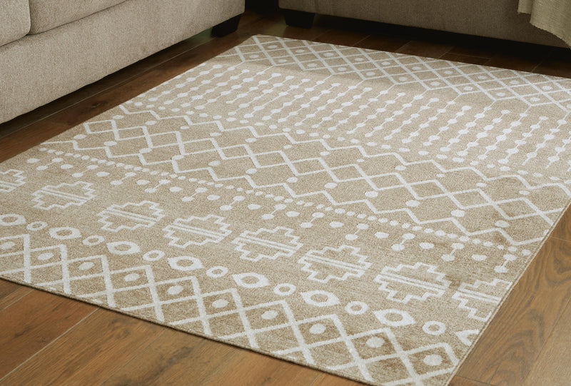 سجادة بانتشلي قابلة للغسل مقاس 4'11" × 7'2"