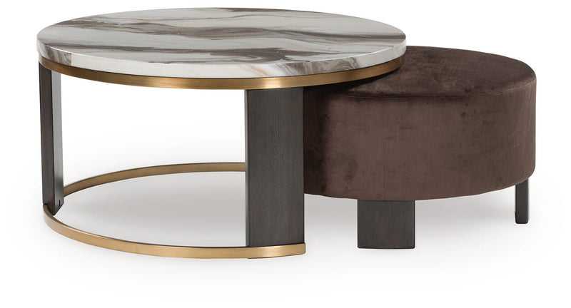 Mesa de centro apilable Jazmore (juego de 2)