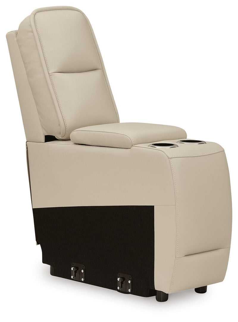 Seccional reclinable Double Deal con consola