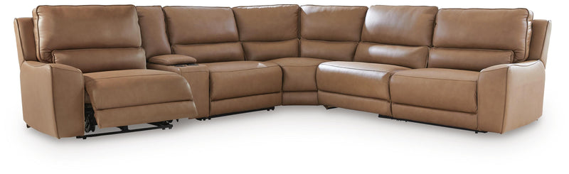Seccional reclinable DeepWakes con consola de almacenamiento