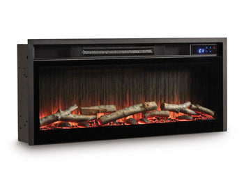Mueble para TV Zadilyn de 72" con chimenea eléctrica