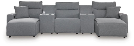 Modmax II Power Reclining Sectional with Chaise and Consoles