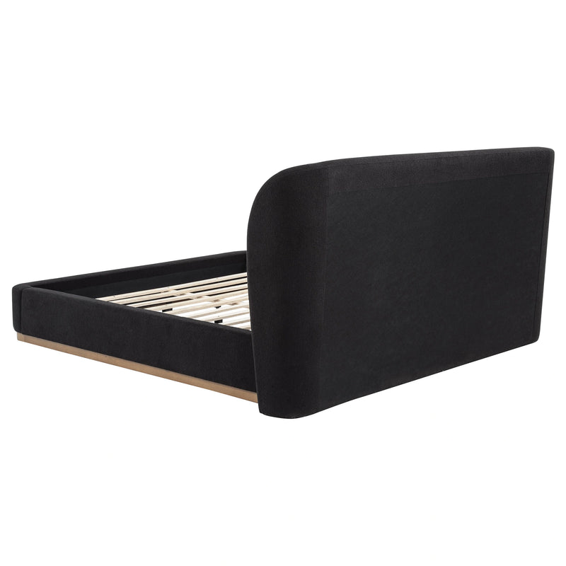 Blaire Upholstered Wingback Platform Bed