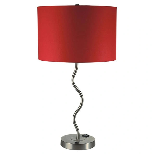 Lámpara de mesa roja Sprig (2/CAJA)