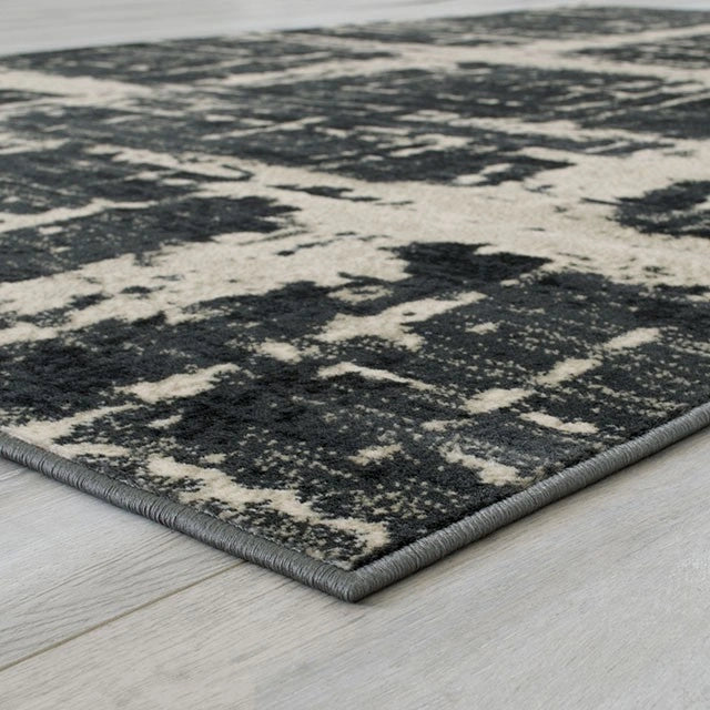 Alfombra de área Kozlu Gris/Beige de 5' X 7'
