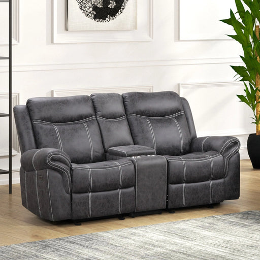 Power Motion Glider Loveseat w/USB Port