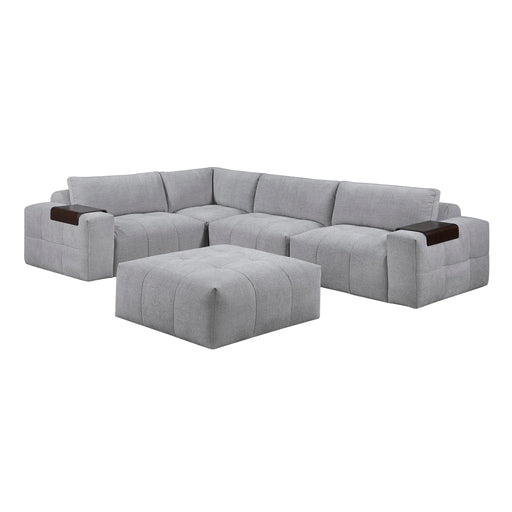 Tidal 5-piece Modular Sectional With Ottoman