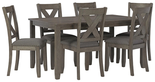 Caitbrook Dining Table and Chairs (Set of 7)