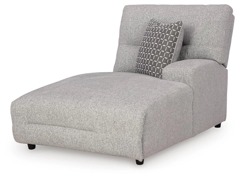 Seccional reclinable eléctrico Acklen Place con chaise