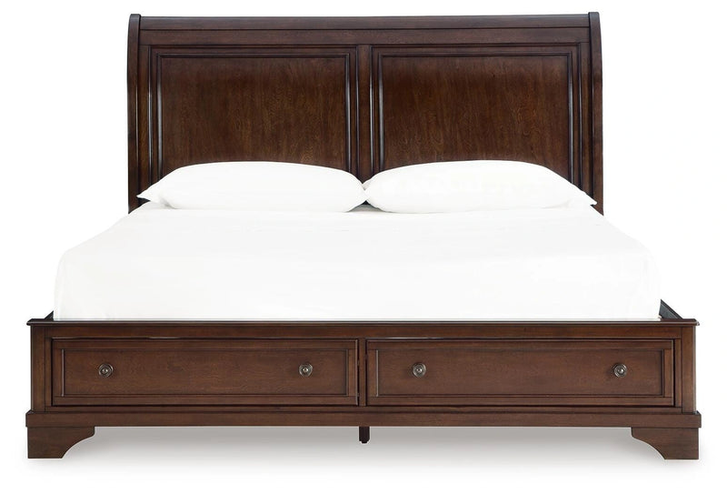 Cama con almacenaje Trellington Sleigh