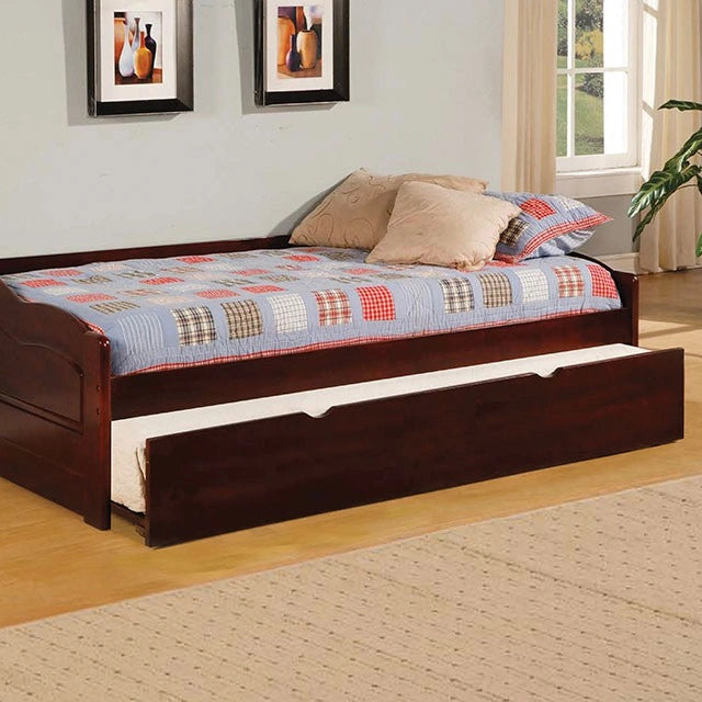 Sofá cama Sunset Cherry con nido, Cherry