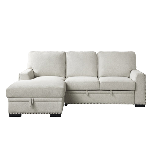 Morelia 2-piece Sectional With Pull-out Bed And Left Chaise With Hidden Storage