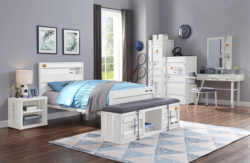 Cama Doble Blanca Cargo