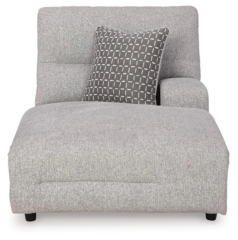Seccional reclinable eléctrico Acklen Place con chaise