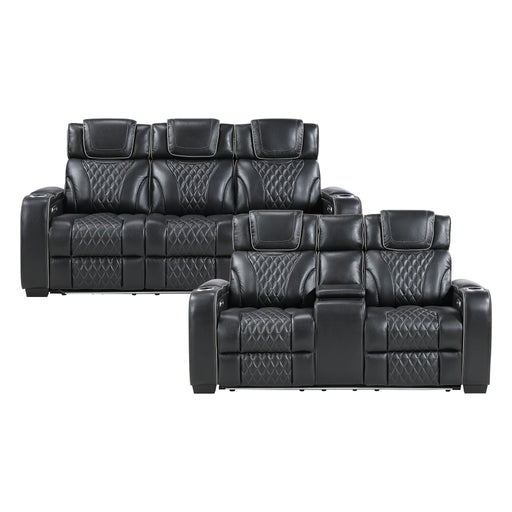 Apex 2pc Set: Sofa, Love (power)