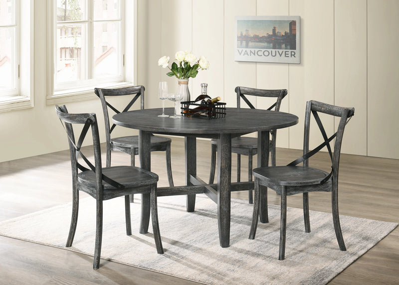 Mesa de comedor Kendric rústica gris