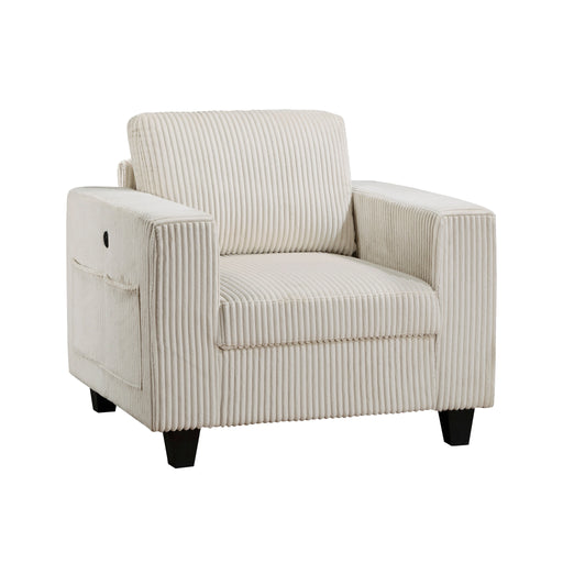 Walterboro Chair With Storage Pouches And Charging Ports