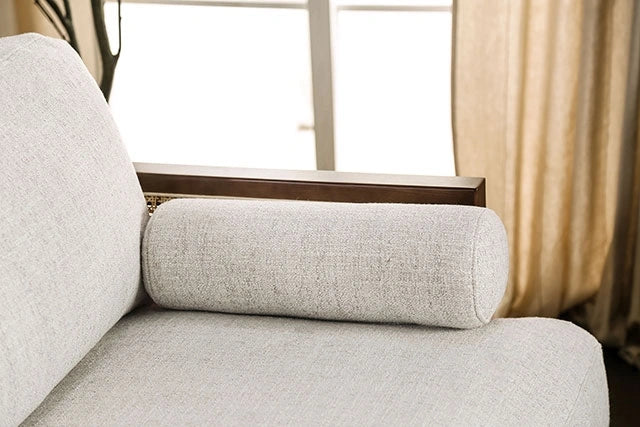 Silla AALESUND, Beige/Roble Claro Natural y Marrón