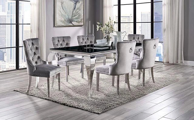 Mesa de comedor NEUVEVILLE, negra