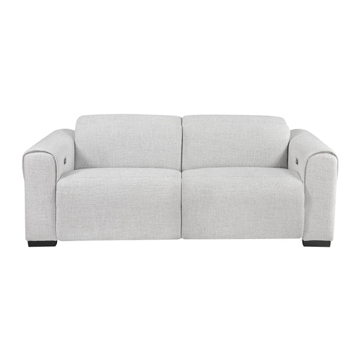 McPherson power Double Reclining Love Seat With Power Headrests, Charging Ports