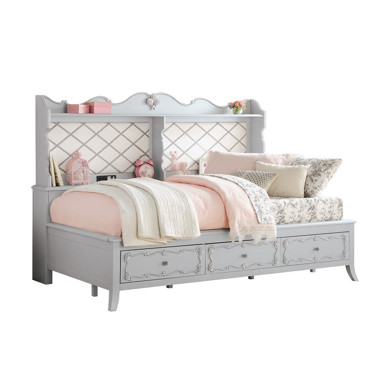 Twin Bed w/USB Port & Storage
