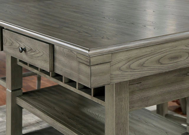 Anaya Juego de mesa de altura de mostrador de 7 piezas