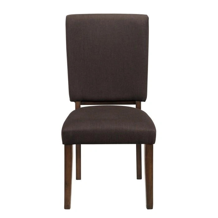 Silla lateral Sedley en nogal (juego de 2)