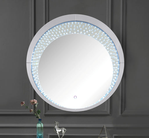 Decoración de pared Nysa con espejos y cristales falsos (LED)