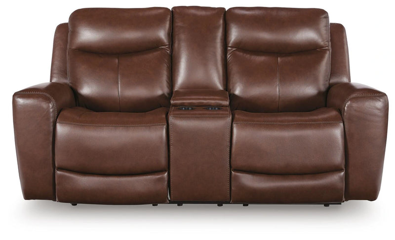 كنبة استرخاء Next Move Power Reclining ذات مقعدين مع وحدة تحكم