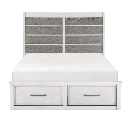Ambrose California King & Eastern King Platform Bed with Footboard Storage